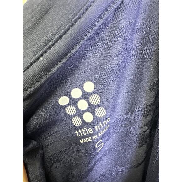 TITLE NINE Grace Raglan Long Sleeve Tee S Midnight Heather Workout - Picture 4 of 7